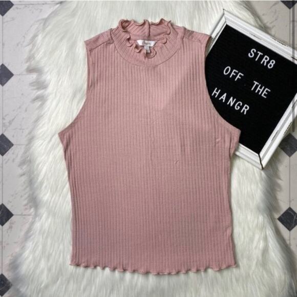 NWOT Candie's pink turtle neck tank top
size Large new without tags - Picture 5 of 5